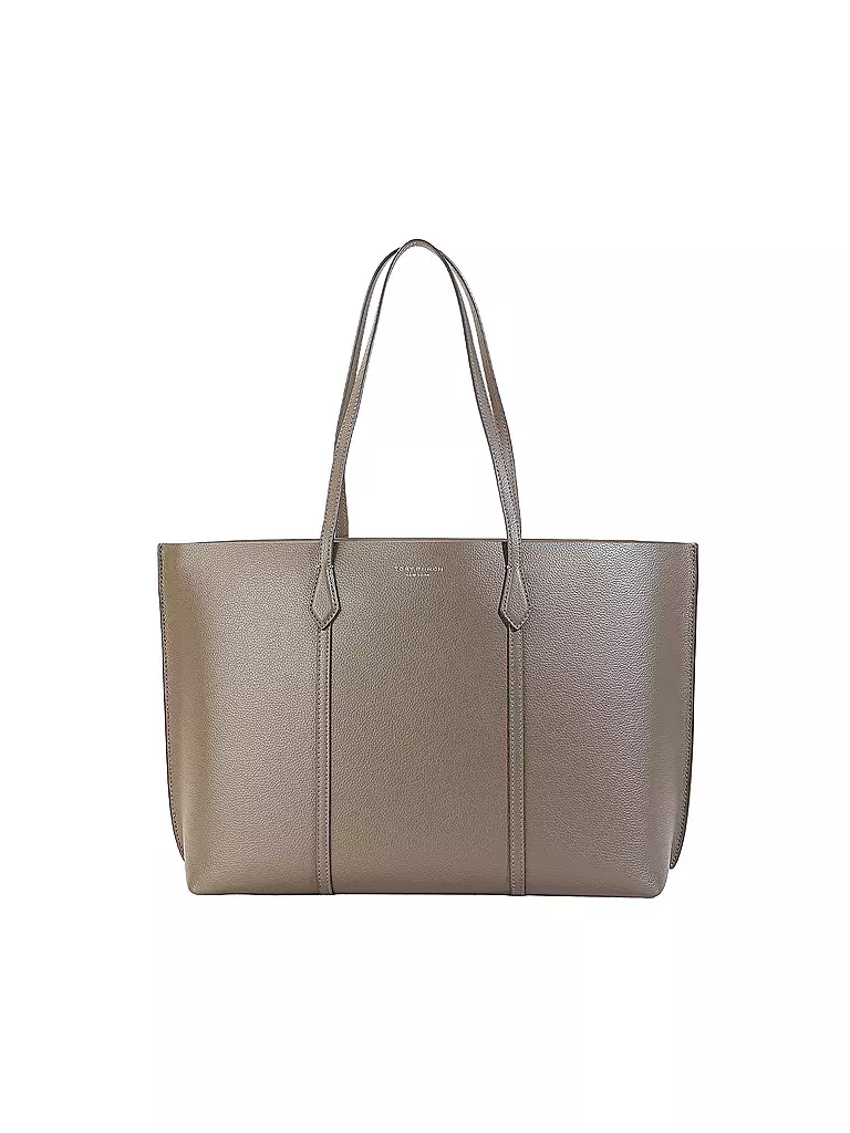 TORY BURCH | Ledertasche - Shopper PERRY | hellbraun