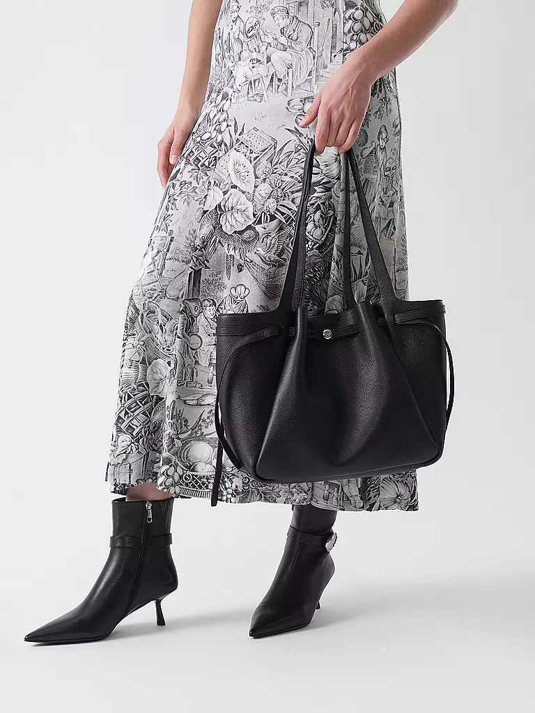 TORY BURCH | Ledertasche - Shopper ROMY | schwarz