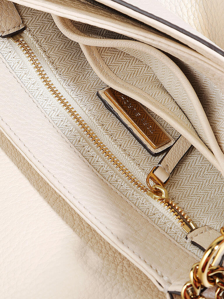 TORY BURCH | Ledertasche - Shoulder Bag Kira  | creme