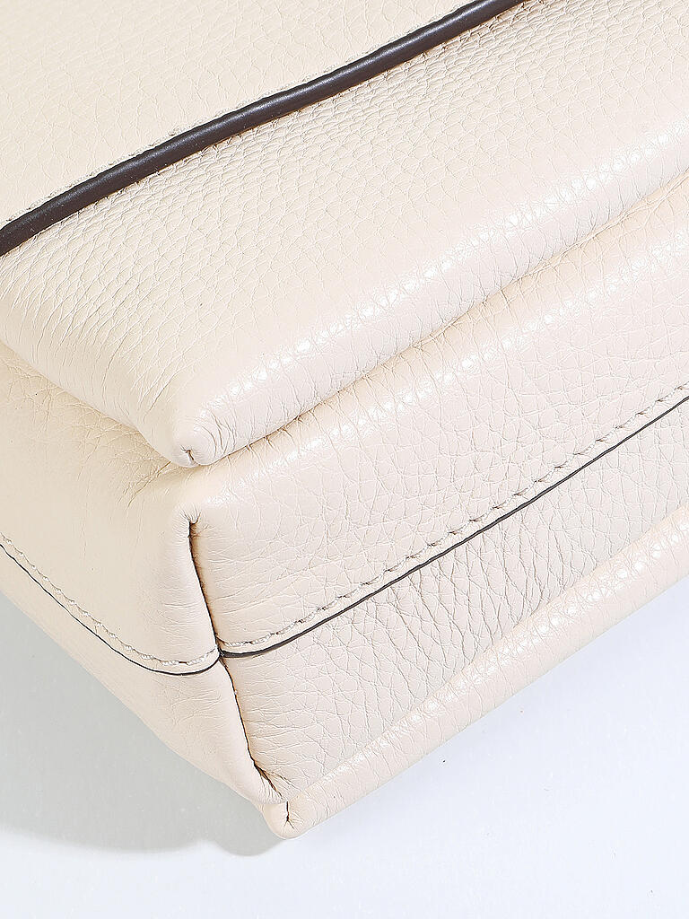 TORY BURCH | Ledertasche - Shoulder Bag Kira  | creme
