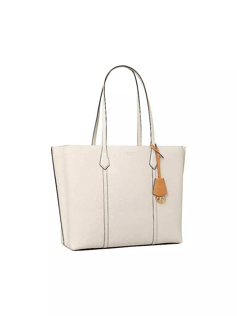 TORY BURCH | Ledertasche - Tote Bag PERRY TRIPLE COMPARTMENT | beige