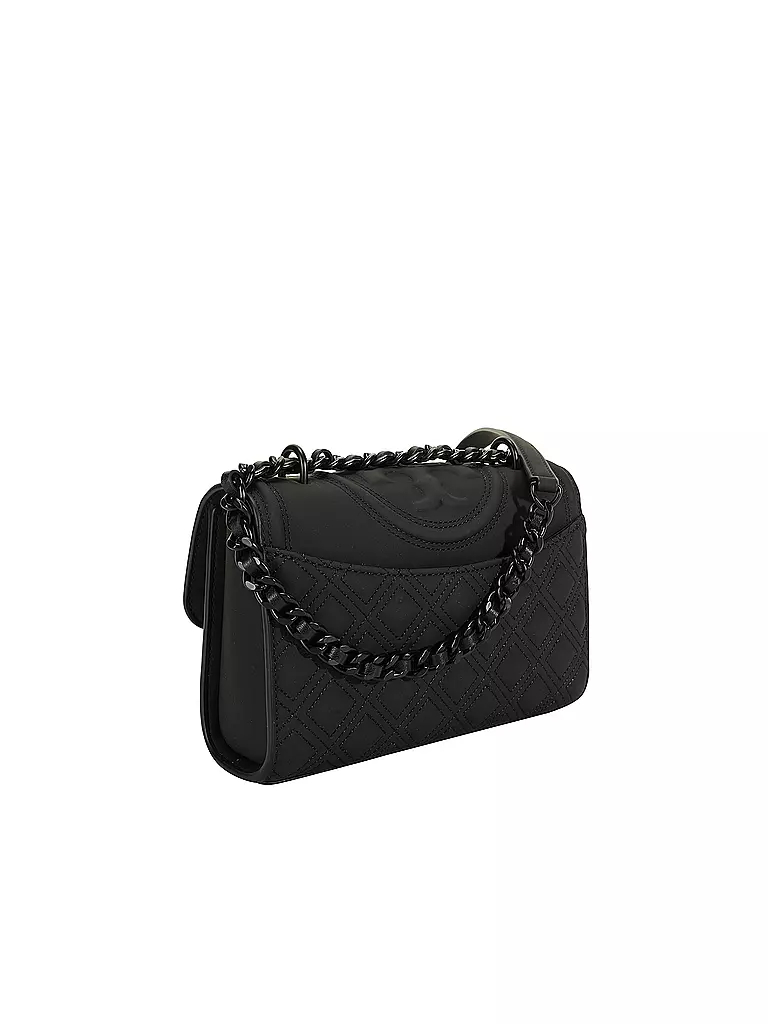 TORY BURCH | Ledertasche - Umhängetasche FLEMING MATTE | schwarz