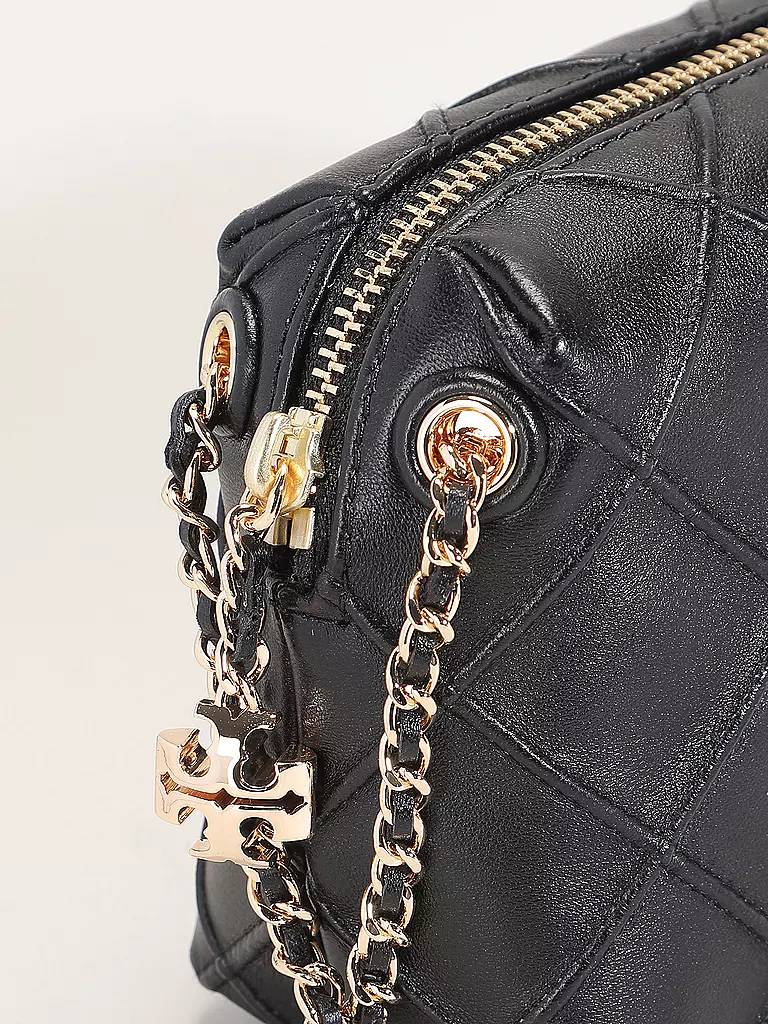 TORY BURCH | Ledertasche - Umhängetasche FLEMING Small | schwarz
