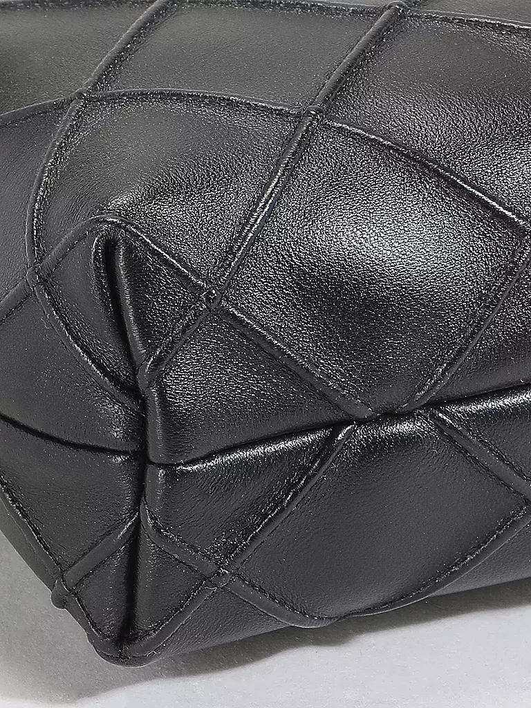 TORY BURCH | Ledertasche - Umhängetasche FLEMING Small | schwarz