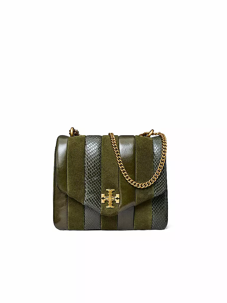 TORY BURCH | Ledertasche - Umhängetasche KIRA | dunkelgrün