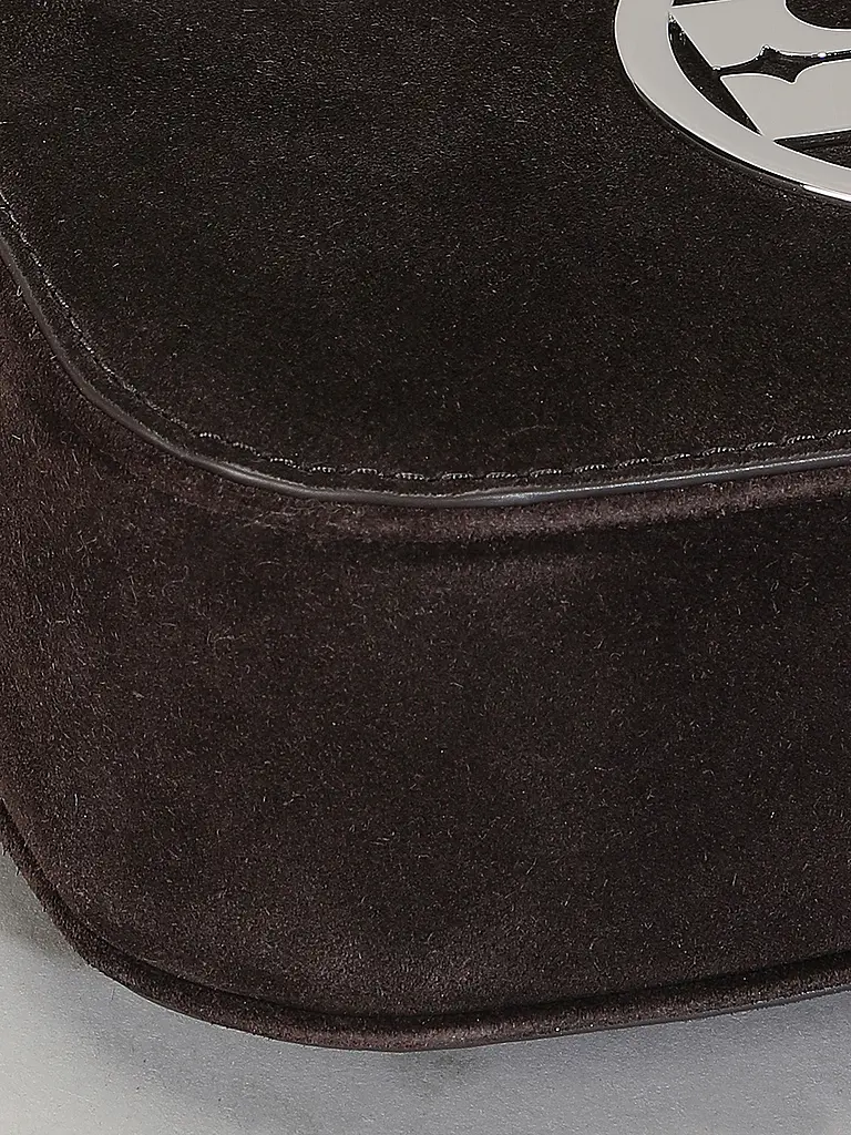 TORY BURCH | Ledertasche - Umhängetasche MILLER SUEDE MINI | Beige