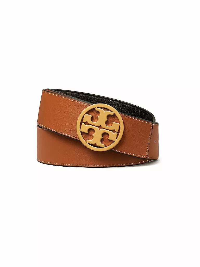 TORY BURCH | Lederwendegürtel MILLER | schwarz