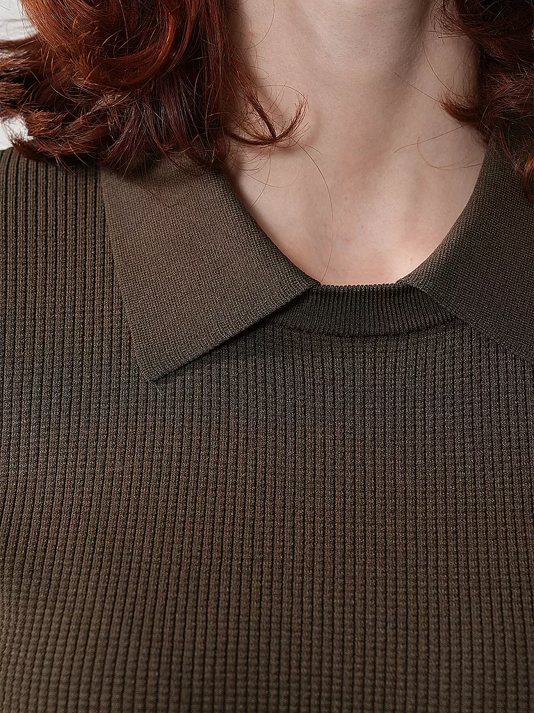 TORY BURCH | Midikleid  | dunkelgrün