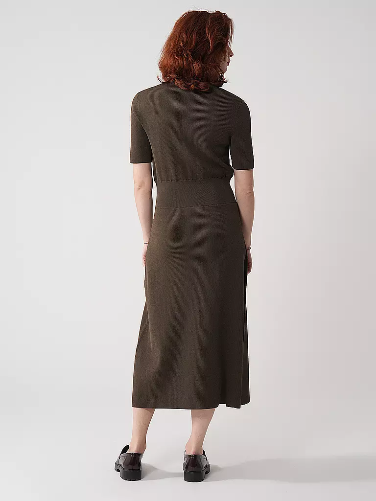 TORY BURCH | Midikleid | dunkelgrün