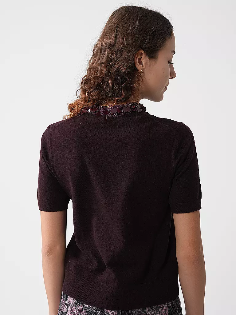 TORY BURCH | Pullover  | dunkelrot
