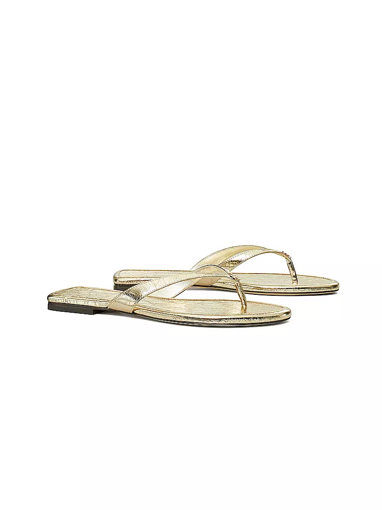 TORY BURCH | Sandalen - Zehentrenner | gold