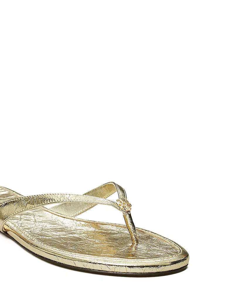 TORY BURCH | Sandalen - Zehentrenner | gold