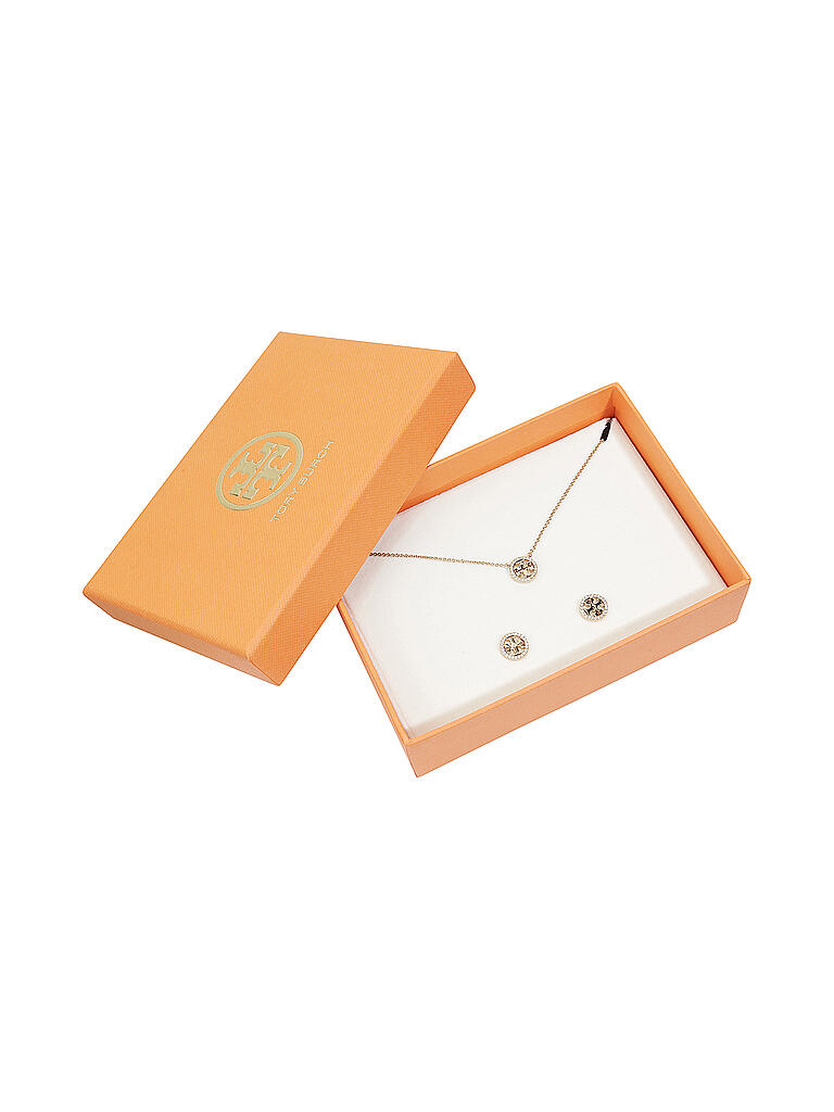 TORY BURCH | Schmuckset - Halskette und Ohrringe Tory Gold | gold