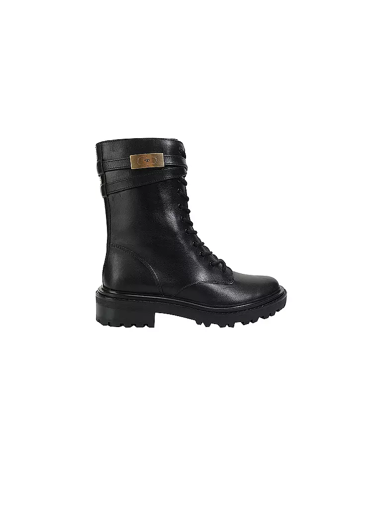 TORY BURCH | Schnürstiefel - Combat Boot | schwarz