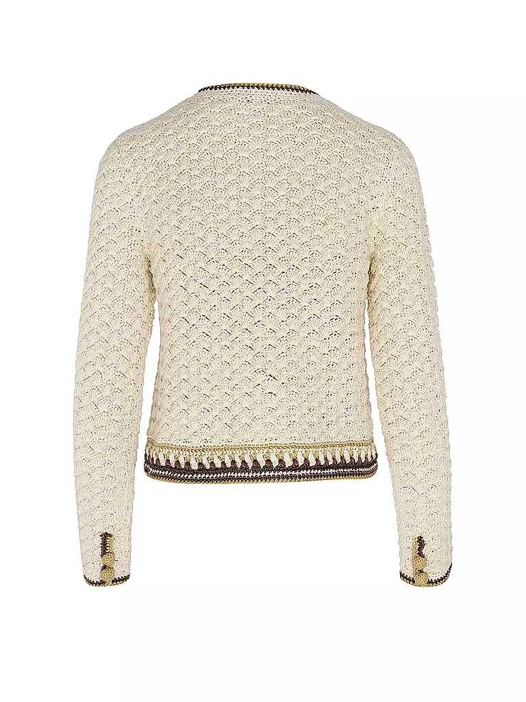TORY BURCH | Strickjacke KENDRA | creme