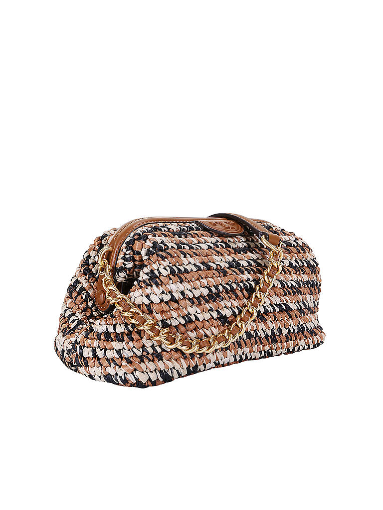 TORY BURCH | Tasche - Umhängetasche Raffia Small | braun