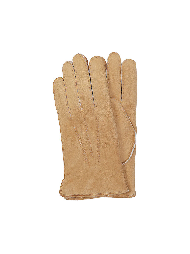 TR-HANDSCHUHE Lederhandschuhe hellbraun | 9,5