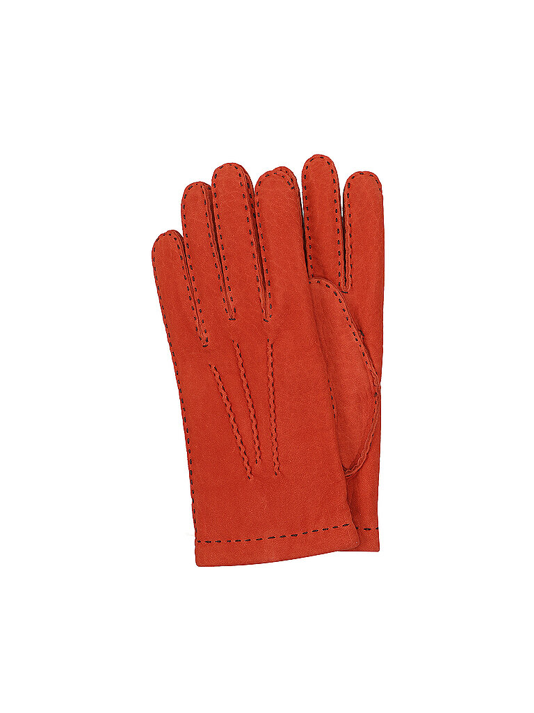TR-HANDSCHUHE Lederhandschuhe orange | 8