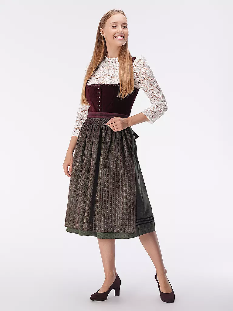 TRENTINI | Dirndl  | dunkelrot