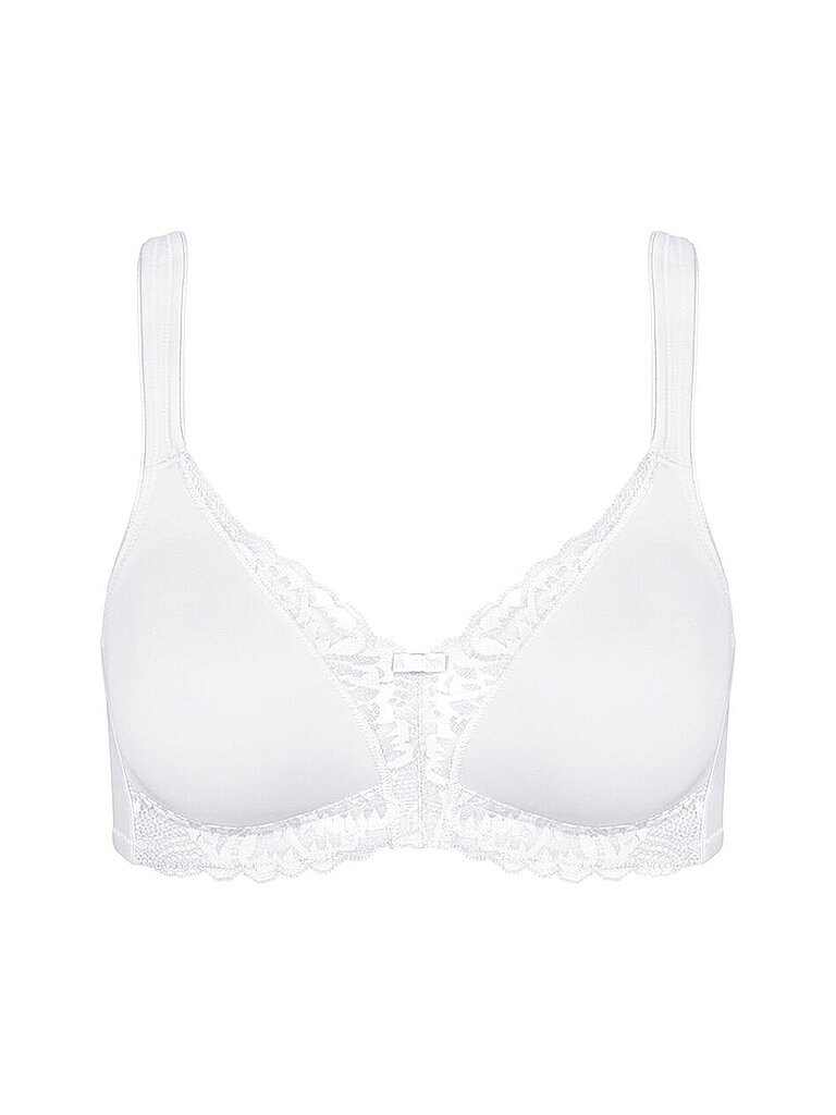 TRIUMPH BH ohne Bügel MODERN LACE COTTON white weiss | 85A