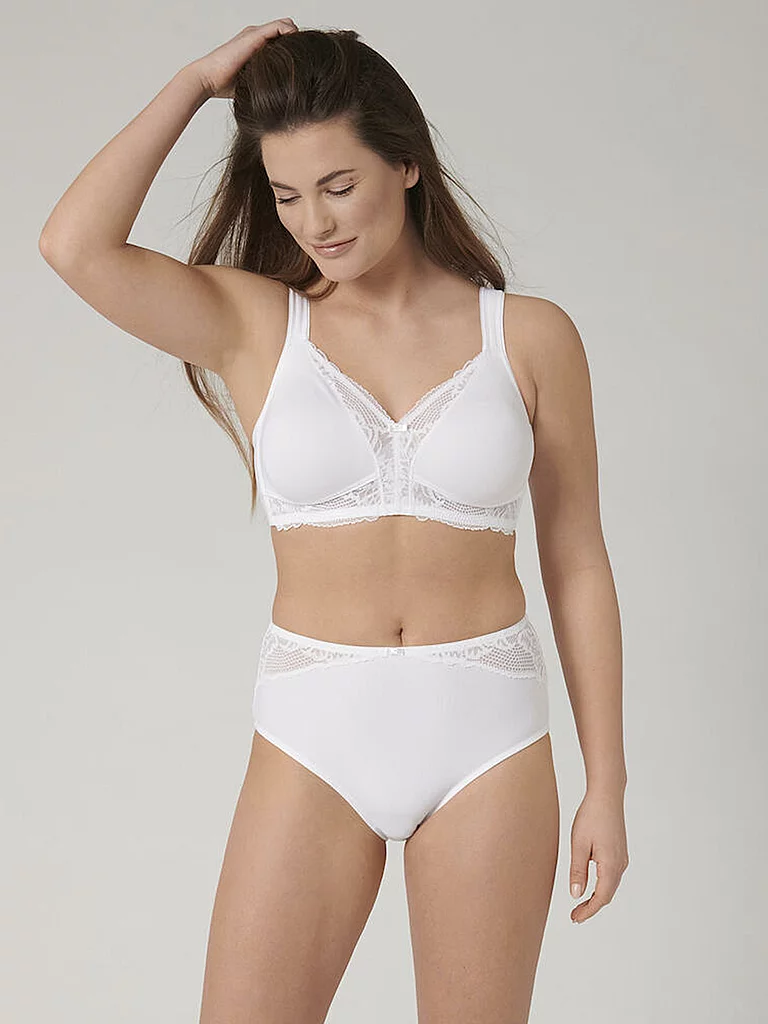 TRIUMPH BH ohne Bügel Modern Lace white weiss   80C damen 6