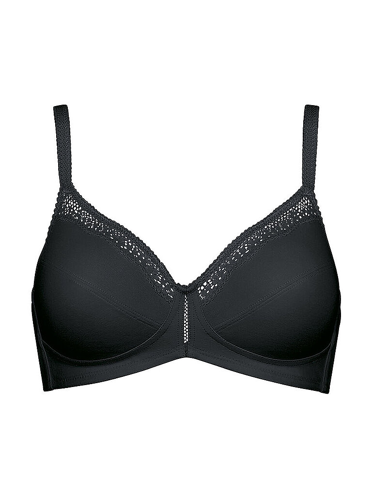 BH ohne Bügel COTTON BEAUTY N black schwarz 80B damen