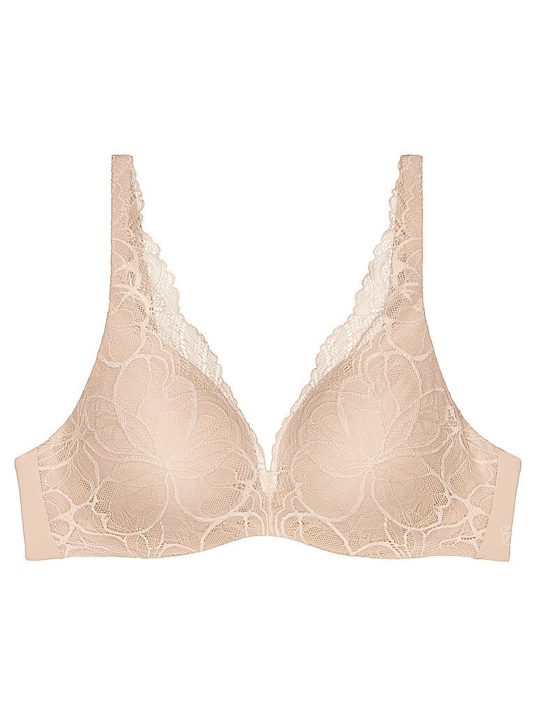 BH mit Bügel BODY MAKE-UP ILLUSION LACE nude beige beige 85B damen