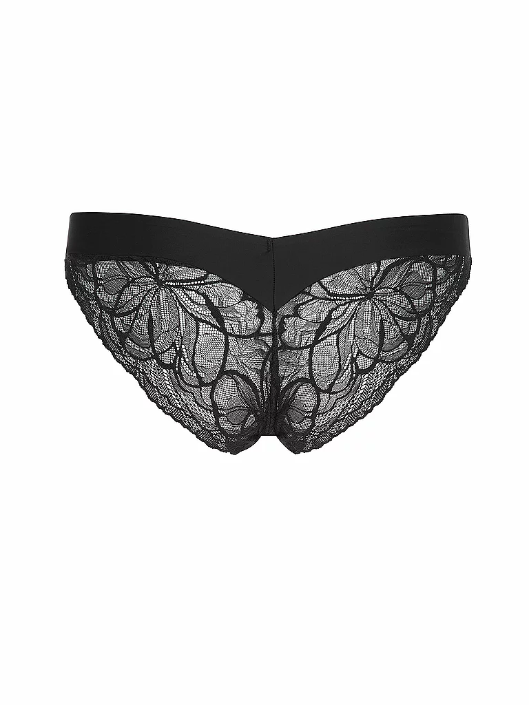Tai-Slip TRIUMPH "Amourette", Damen, Gr. 44, schwarz, Spitze, Obermaterial: 77% Polyamid, 23% Elasthan. Spitze: 86% Polyamid, 14% Elasthan, unifarben, körpernah, Unterhosen, Stretch-Spitze, hoher Beinausschnitt 6