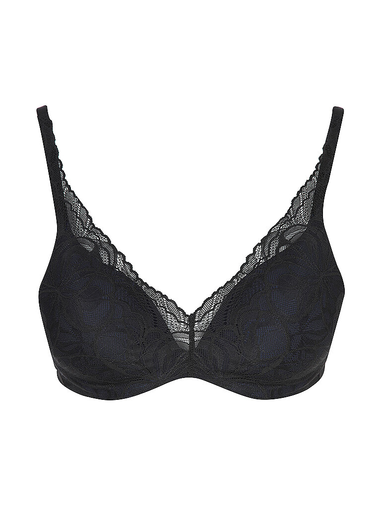 BH mit Bügel BODY MAKE-UP ILLUSION LACE black schwarz 80D damen