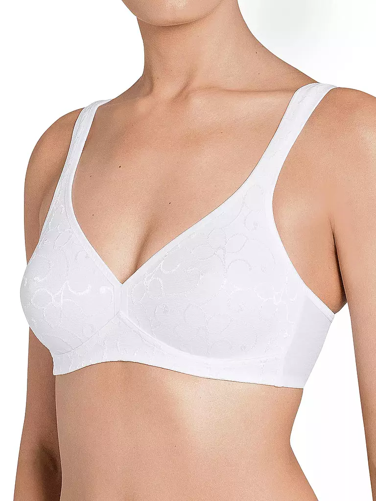 TRIUMPH | BH ohne Bügel  "Elegant Cotton" (Weiß) | weiss