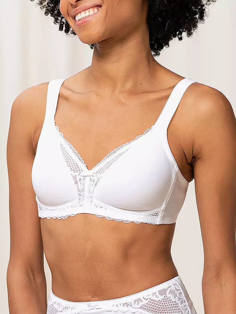 TRIUMPH | BH ohne Bügel Modern Lace white | weiss