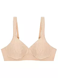 TRIUMPH | BH ohne Bügel  MODERN SOFT+COTTON Schwarz | beige