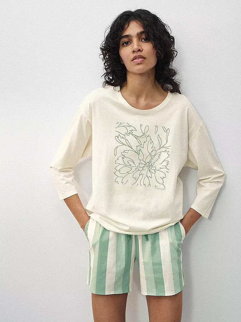 TRIUMPH | Pyjamashorts MIX & MATCH | hellgrün