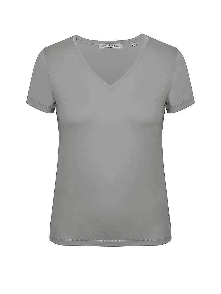TRUSTED HANDWORK | T-Shirt TOULOUSE | dunkelgrün