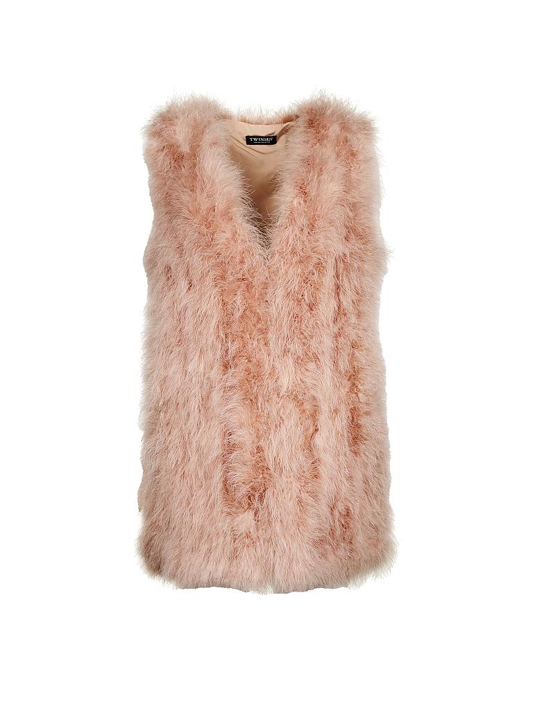 TWINSET | Gilet in Straussenfeder-Optik | 