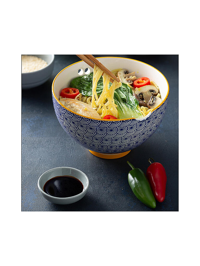 Wie Hält Man Sushi Stäbchen TYPHOON Asia Schale mit Stäbchen 2tlg bunt