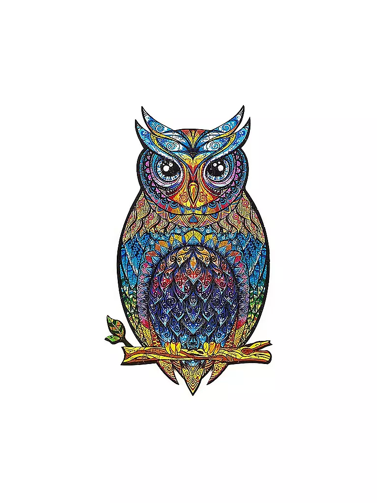 UNIDRAGON | Holzpuzzle - Charming Owl L | keine Farbe