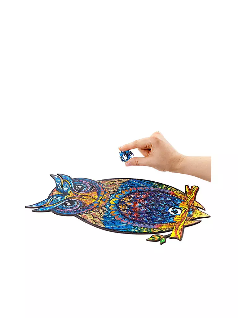 UNIDRAGON | Holzpuzzle - Charming Owl L | keine Farbe