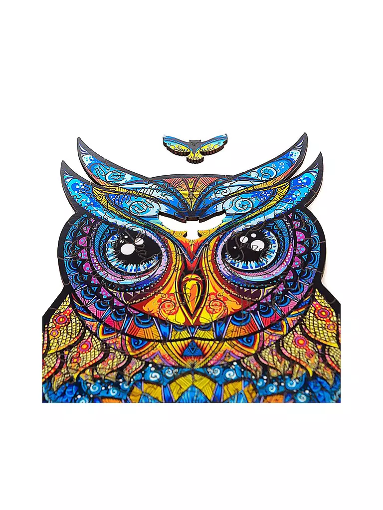 UNIDRAGON | Holzpuzzle - Charming Owl L | keine Farbe