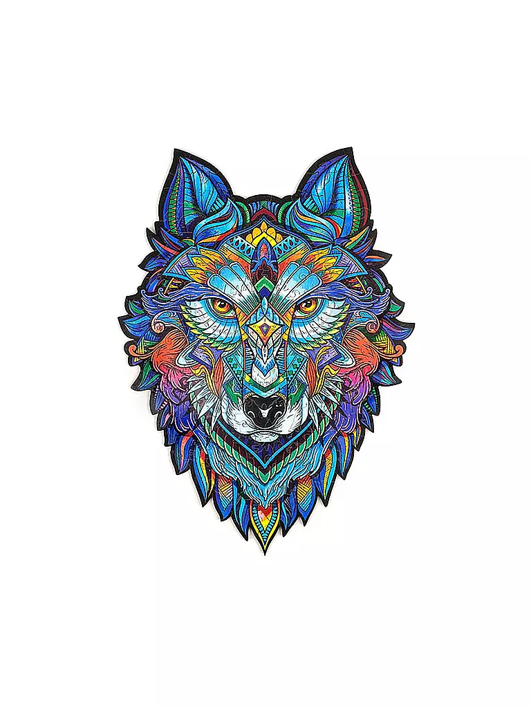 UNIDRAGON | Holzpuzzle - Majestic Wolf  M | keine Farbe