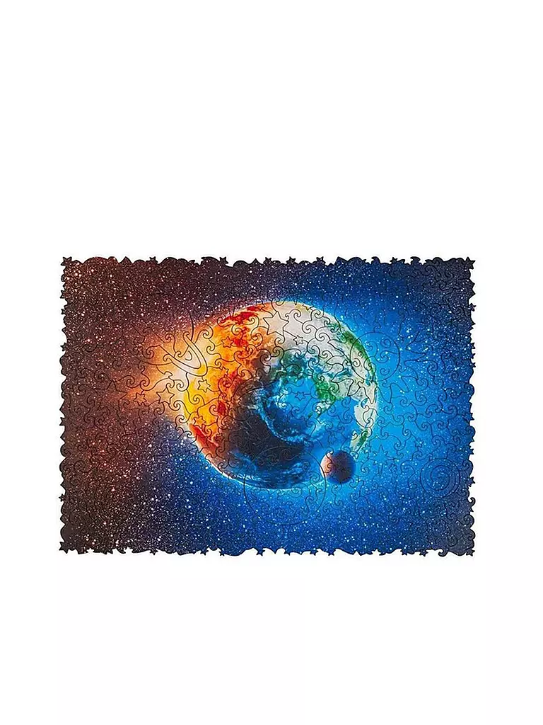 UNIDRAGON | Holzpuzzle - Planet Earth M | keine Farbe