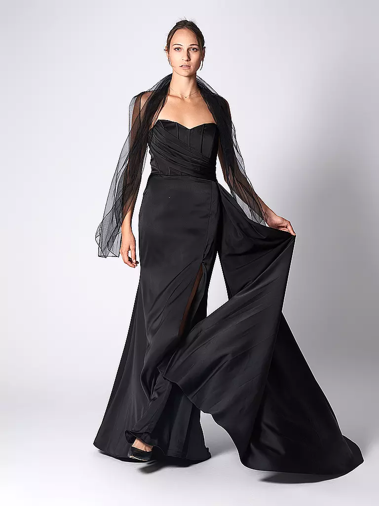 UNIQUE | Abendkleid | schwarz