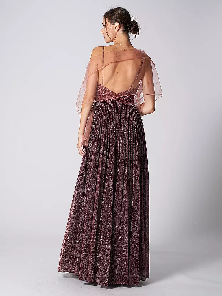 UNIQUE | Abendkleid | beere