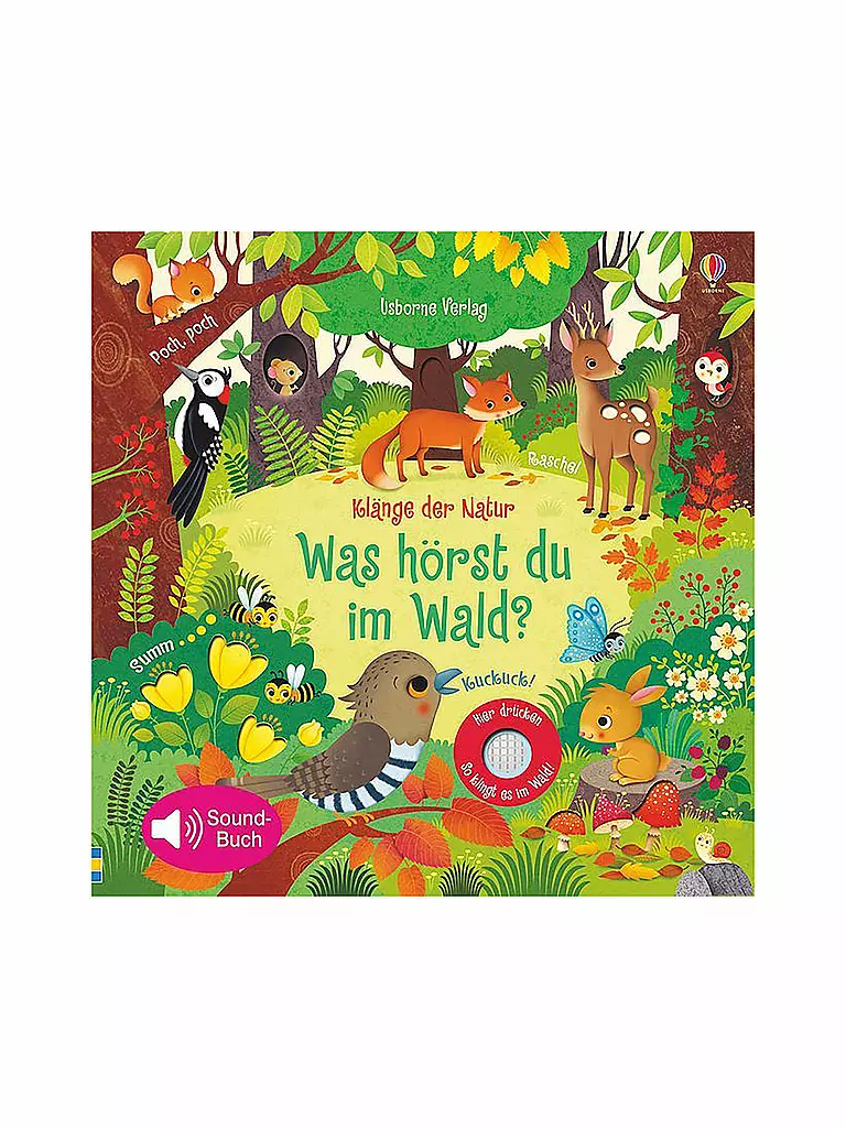 USBORNE (MORAWA) | Buch - Klänge der Natur - Was hörst du im Wald?mit  Soundeffekten | keine Farbe