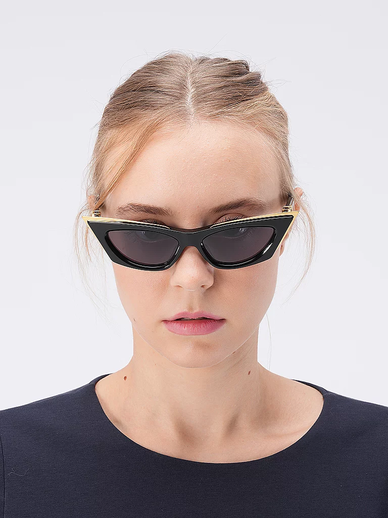 Valentino V-GOLDCUT-I/55 Sunglasses Black 2