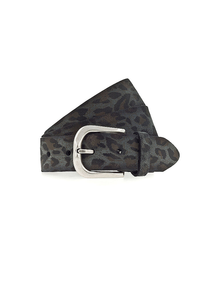 Ledergürtel olive 90 damen
