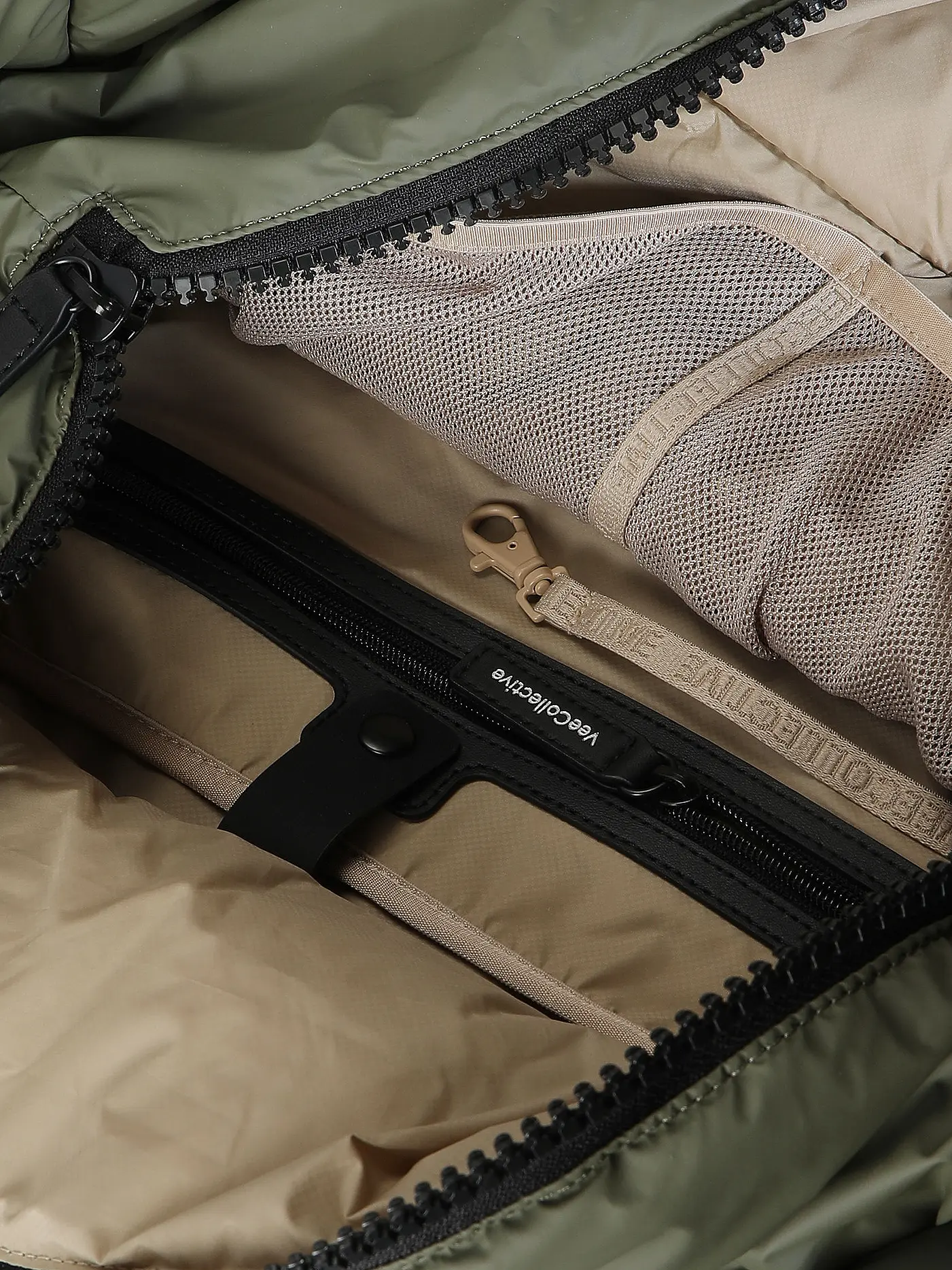 VEE COLLECTIVE | Tasche - Shopper PORTER BASQUE Medium | olive