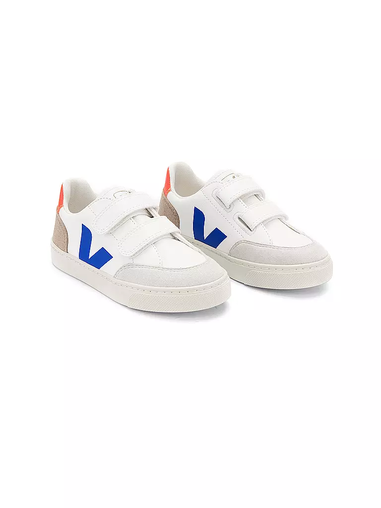 VEJA | Kinder Sneaker V-12 VELCRO | weiss