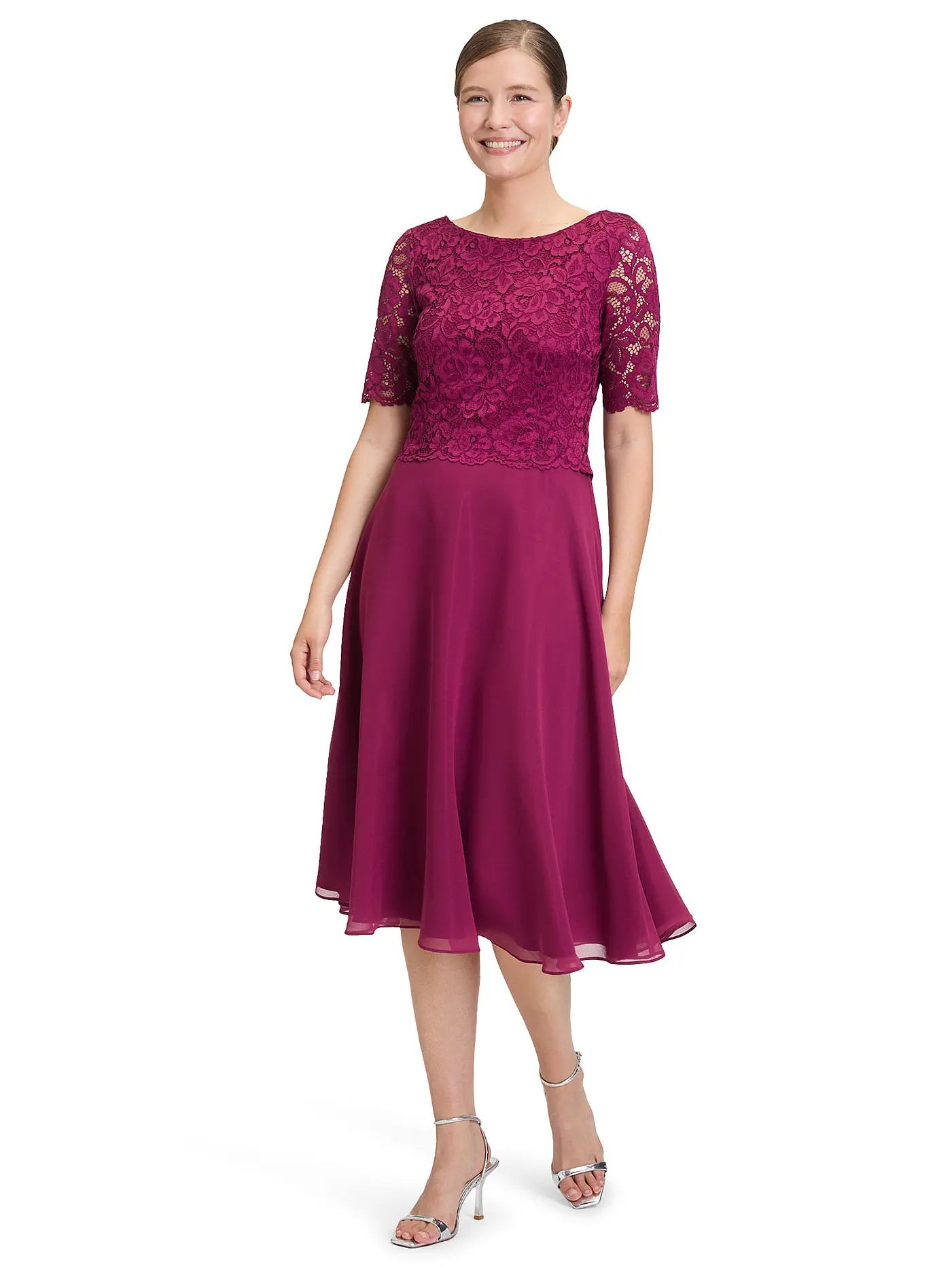 VERA MONT | Abendkleid  | beere