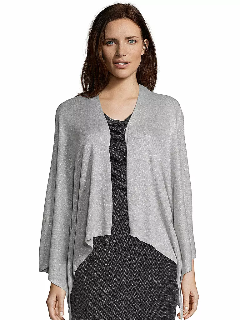 VERA MONT | Poncho - Cape | silber